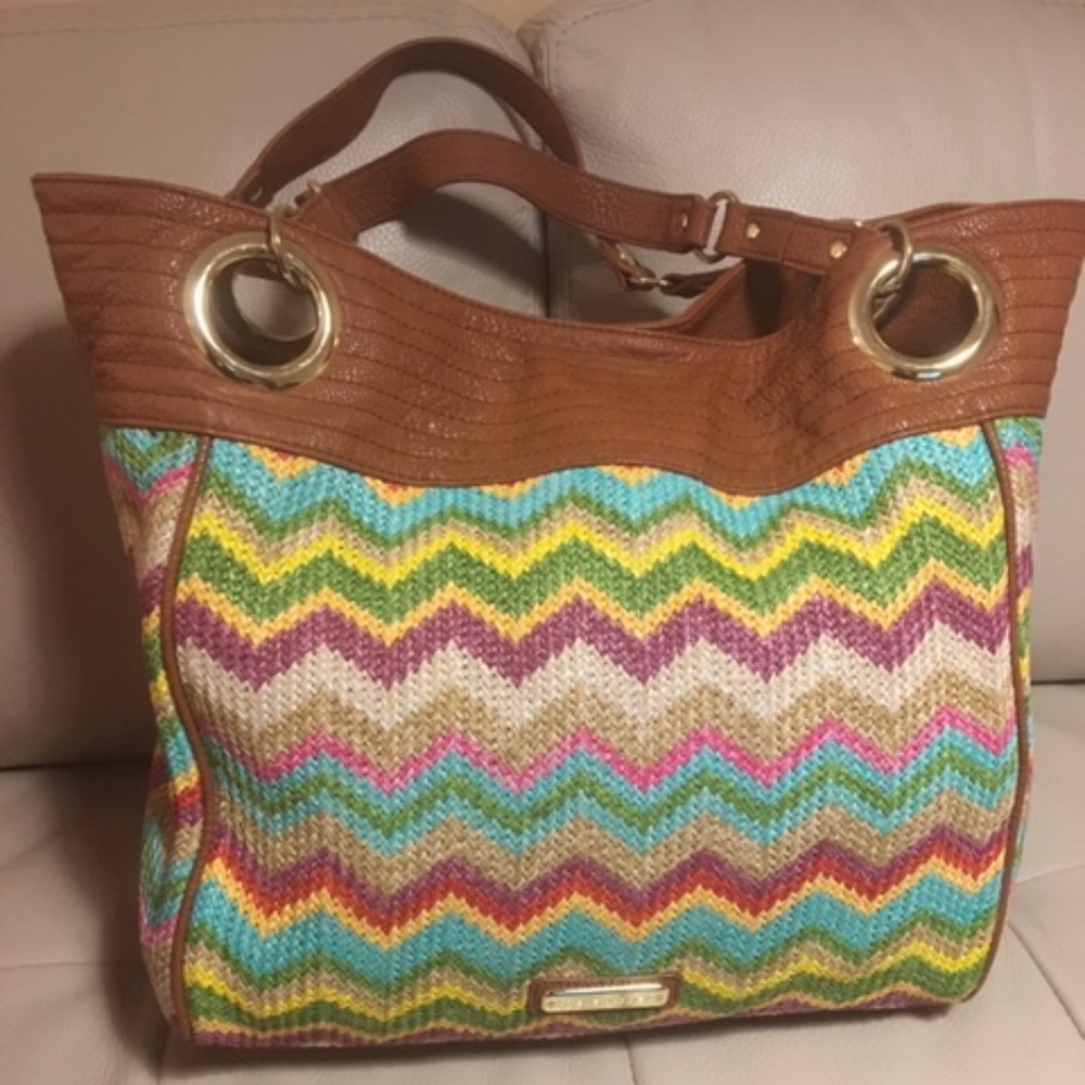 Steve Madden Multi Colored Tote Bag